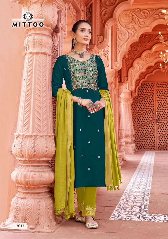 Simayaa Vol 2 By Mittoo Viscose Kurti With Bottom Dupatta Wholesale Price In Surat
